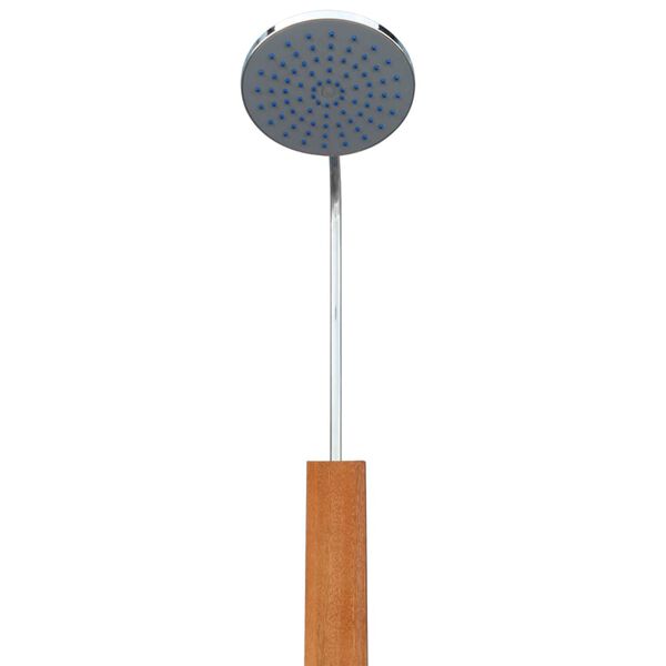 Ergode Outdoor Shower – Adjustable Eucalyptus Wood & Steel Stand For Garden Or Pool | Free-Standing & Durable