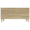 vidaXL Coffee Table Sonoma oak Engineered wood, solid eucalyptus wood
