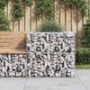 vidaXL Gabion Basket Silver Galvanized Iron Medium Durable