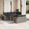vidaXL Garden Sofa Set Light Gray
