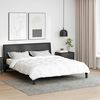 vidaXL Duvet White 94.49 x 102.36 in Feather