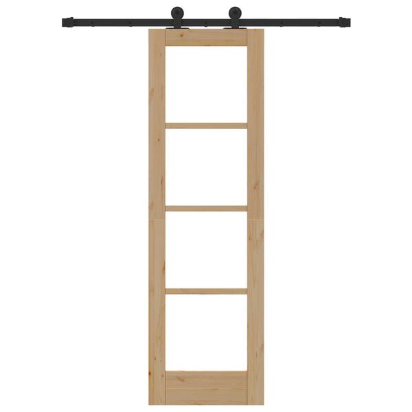 vidaXL Sliding Door ORKDAL Natural 24.02 x 78.15 in