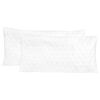 vidaXL Pillow Set of 2 White Memory foam bits, Polyester Large Pillow