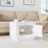 vidaXL Coffee Table White Engineered Wood Coffee Table Rectangular