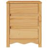 vidaXL Bedside Cabinet Drammen Oak 45 x 35 x 56 cm Solid pine wood