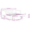 vidaXL Daybed With Trundle Light grey