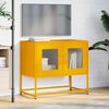 vidaXL TV Cabinet Mustard Yellow Cold-rolled steel Small TV Cabinet
