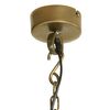 vidaXL Pendant Lighting Brass Aluminum 9.8 in diameter, 54.7 in height