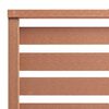 vidaXL Fence Panel WPC 70.9"x70.9" Brown
