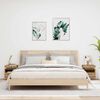 vidaXL Bedside Cabinet Set of 2 Artisan oak Engineered wood Medium