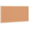 vidaXL Cork Board with Solid Pine Wood Frame 23.6x11.8"