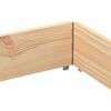 vidaXL Garden Planter Natural Wood Solid pine wood, galvanized metal