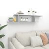 vidaXL Wall-mounted TV Shelf Grey sonoma Engineered Wood