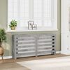 vidaXL Radiator Cover Concrete Grey 68.9x7.9x32.3" Engineered Wood