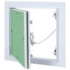 vidaXL Access Panel White 11.8"x 11.8" Aluminium and Plasterboard