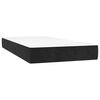 vidaXL Box Spring Bed with Mattress Black
