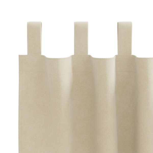 vidaXL Blackout Curtains 2 pcs Cream 55.12 x 96.46 in Velvet