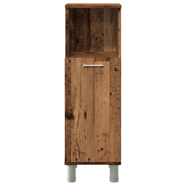 vidaXL Bathroom Cabinet Old wood Engineered wood Slim Bathroom Cabinet
