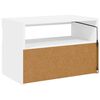 vidaXL TV Cabinet White Engineered wood Small TV Cabinet Rectangular