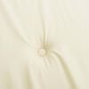 vidaXL Garden Bench Cushion Cream Oxford fabric (100% polyester), Foam fiber