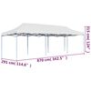 vidaXL Folding Pop-up Party Tent 9.8‘x29.5‘ White