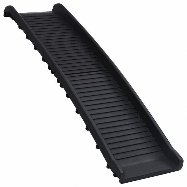 vidaXL Dog Ramp Black Polypropylene Medium Foldable Dog Ramp