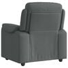vidaXL Recliner Chair Dark Gray 100% polyester, metal, plywood Large