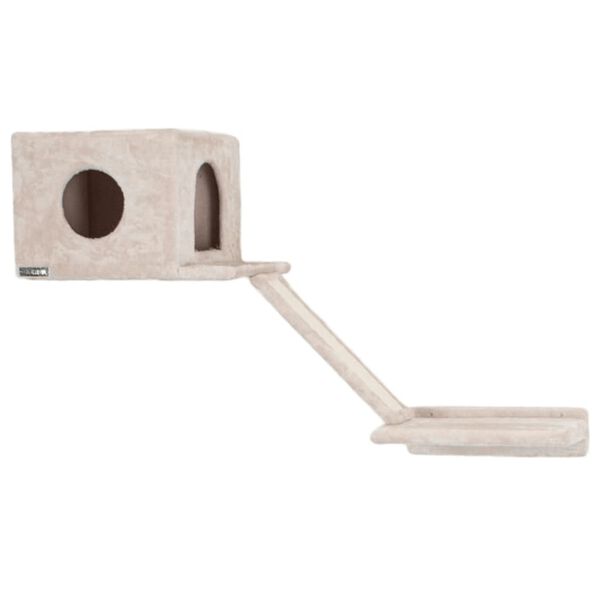 Kerbl Cat Tree Beige Wood and plush Wall mounting Cat Tree Other