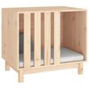 vidaXL Dog House Pine Solid pine wood (untreated) Medium Durable