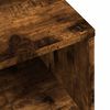 vidaXL Bedside Cabinet Set of 2 Smoked Oak Engineered Wood