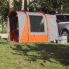 vidaXL Car Tent 4-Person Grey and Orange Waterproof