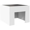 vidaXL Coffee Table White Engineered wood Standard Coffee Table Square