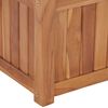 vidaXL Raised Bed Natural Teak Solid Teak Wood 11.8 x 11.8 x 11.8 in