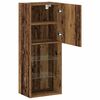 vidaXL TV Cabinet Set Wall-mounted Old Wood 15.94 x 11.81 x 40.16 in