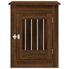 vidaXL Dog Crate Furniture Brown Oak Engineered wood, Steel Medium