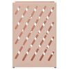 vidaXL Umbrella Stand with Storage Pink 11.02 x 4.72 x 16.14 in Steel