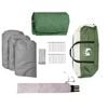 vidaXL Family Tent Dome 6-Person Green Waterproof