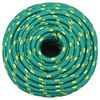 vidaXL Boat Rope Green 0.55 " 164.0 ' Polypropylene
