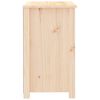 vidaXL Bedside Cabinet Natural wood Solid Pine Wood Medium