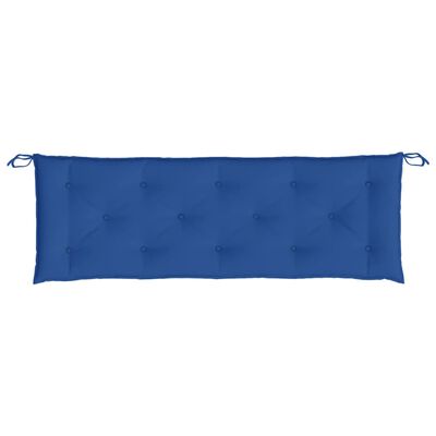 vidaXL Garden Bench Cushions 2 pcs Blue 59.1"x19.7"x2.8" Oxford Fabric