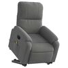 vidaXL Electric Stand Up Massage Recliner Chair Dark Gray
