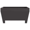 vidaXL Fire Pit Black 31.50 x 31.50 x 16.93 in Steel