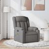 vidaXL Massage Recliner Chair Dark Grey