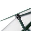 vidaXL Greenhouse Green and transparent Aluminum and polycarbonate Large
