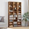 vidaXL CD Cabinet Old wood 101 x 23 x 177.5 cm Engineered wood