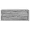 vidaXL Wall Shoe Cabinet Grey Sonoma Engineered wood Medium