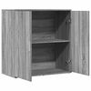 vidaXL Sideboard Grey Sonoma Engineered Wood Medium Sideboard