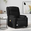 vidaXL Electric Massage Recliner Chair Black