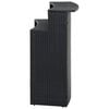vidaXL Bar Table Black PE rattan Standard Tough Bar Table
