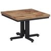 vidaXL Coffee Table Brown and Black Reclaimed Teak and Iron